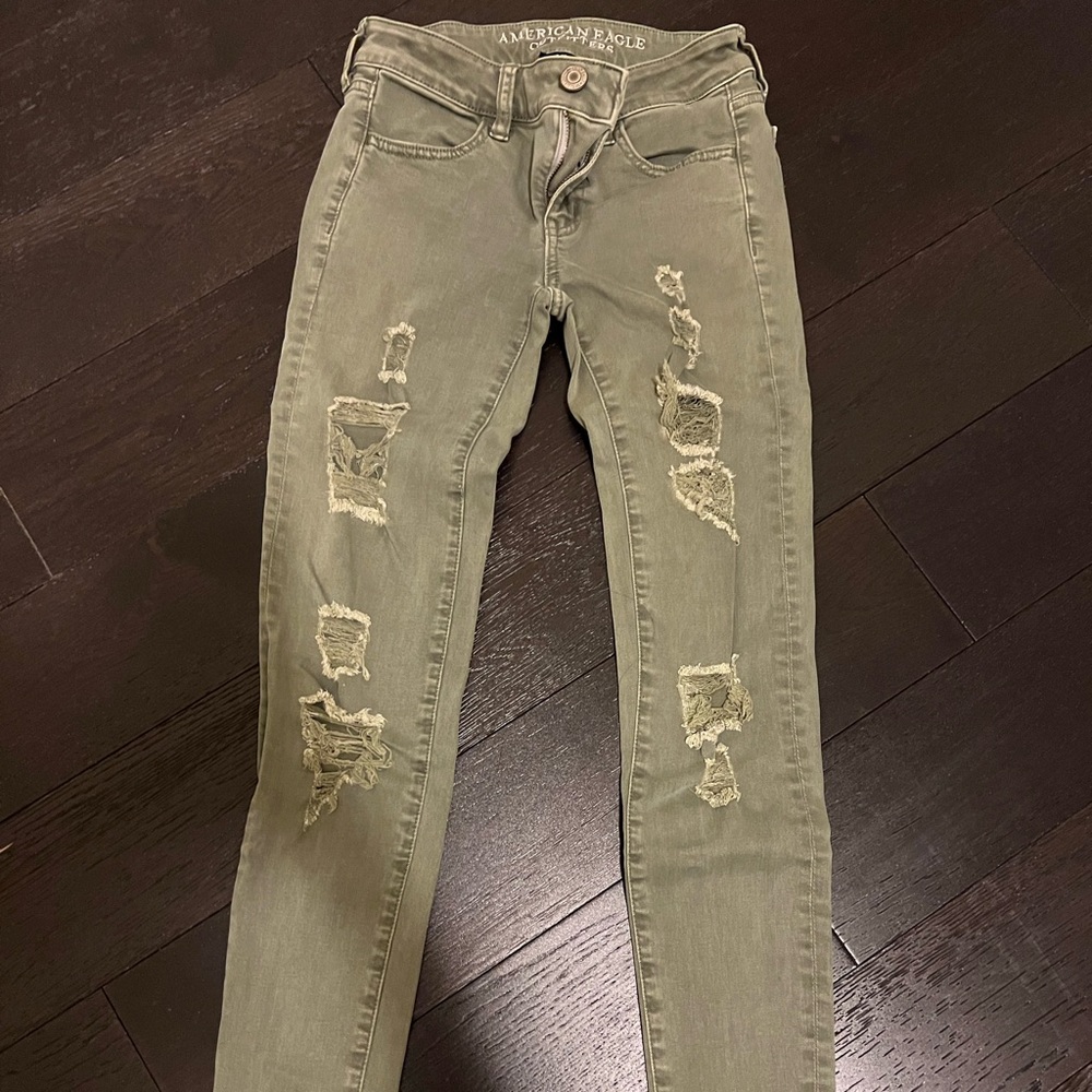 LOW RISE SKINNY JEGGINGS FROM AE
